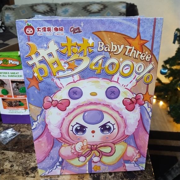 Baby Three Other - Pop Mart- Baby Three- Sweet Dreams 400% (Large Plushie)